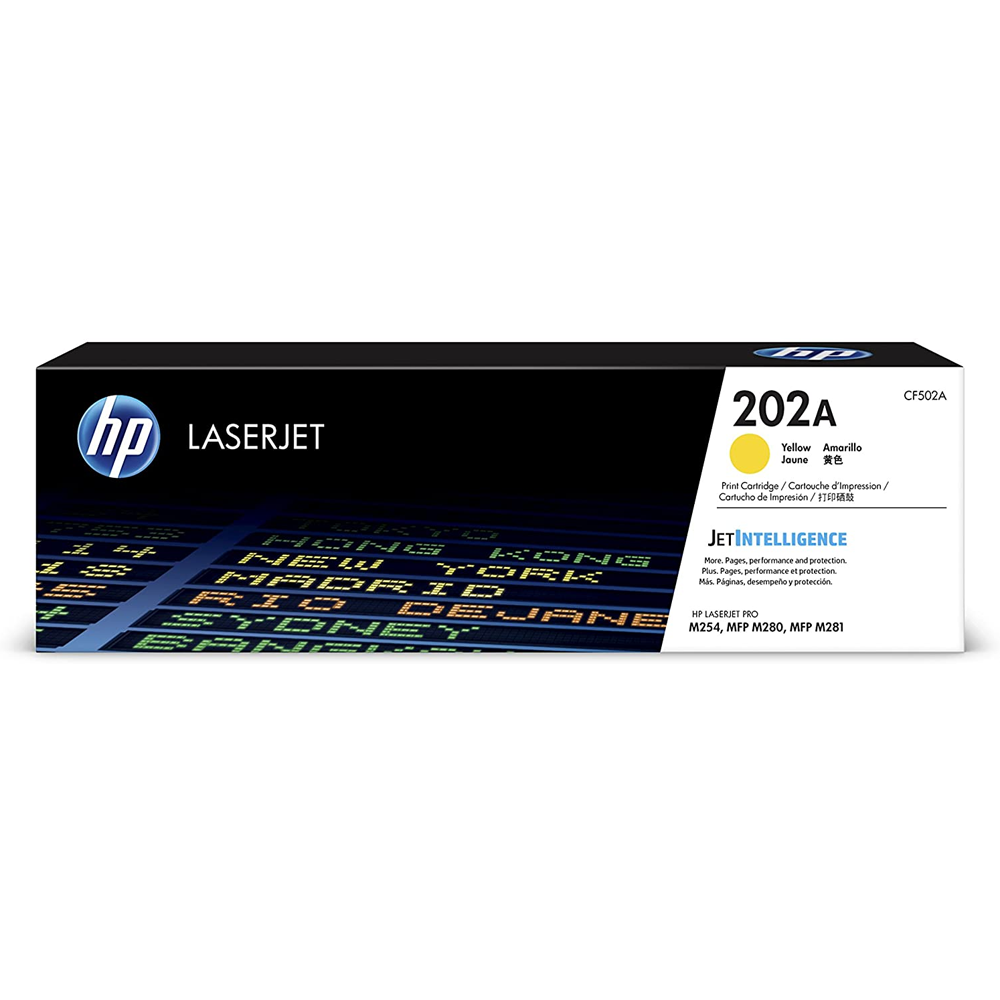 Toner HP 202A Amarelo - CF502A