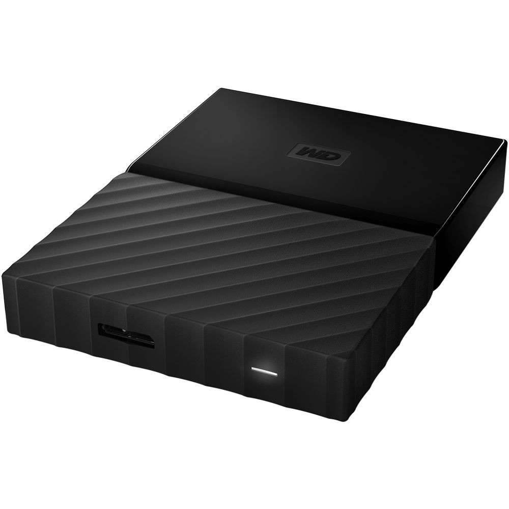 HDD Externo Western Digital My Passport USB-3.0 1TB Black - WDBYNN0010BBK-WESN