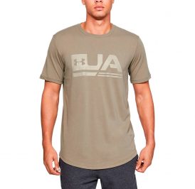 UNDER ARMOUR CAMISETA M 1329617-221-LG DROP HEM-BRN - Image 1