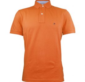 Camiseta Tommy Hilfiger Polo Masculino MW0MW03549-846 L Laranja - Image 1