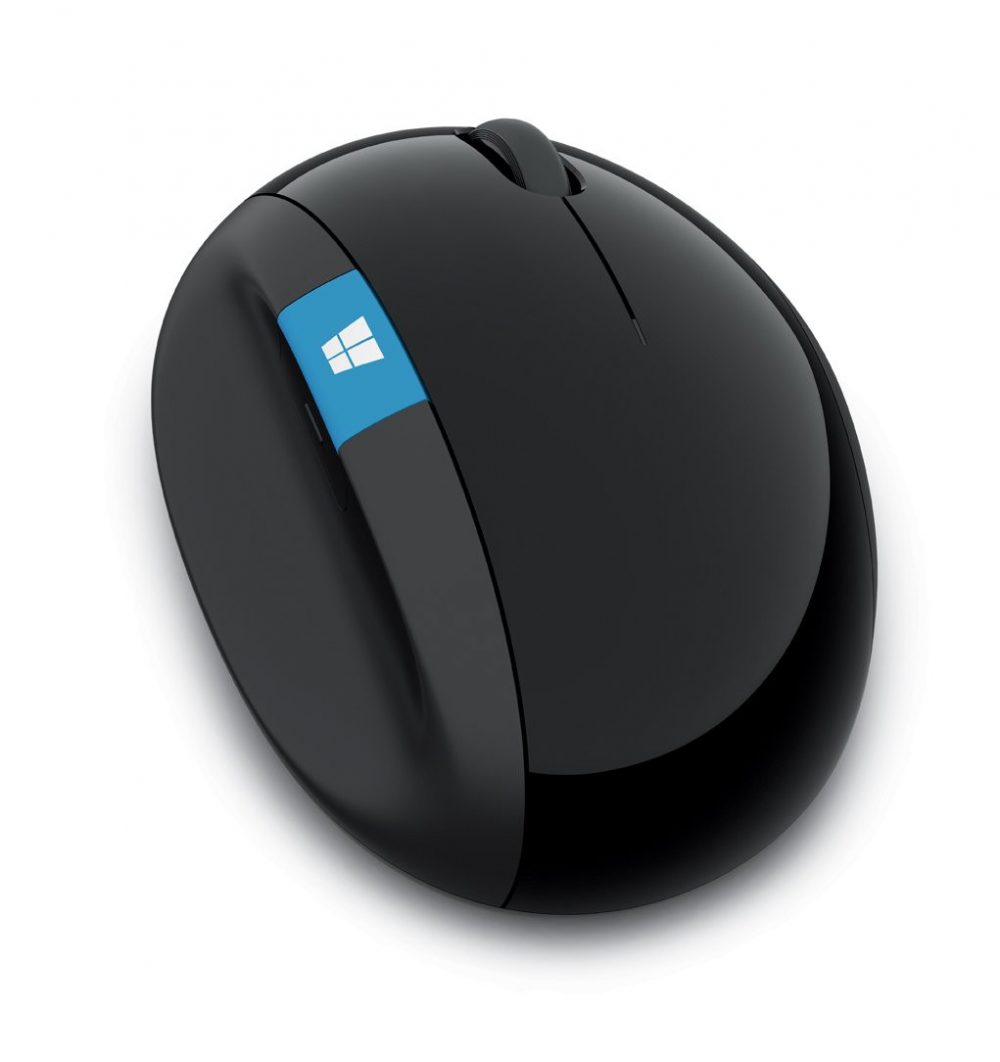 Mouse Microsoft Sculpt Ergonômico Wireless Preto - L6V-00001