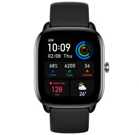 Smartwatch Amazfit GTS 4 mini A2176 Bluetooth e GPS - Midnight Black W2176OV1N - Image 1