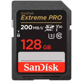 Cartão de Memória SanDisk Extreme PRO 128GB 200 MB/s Class 10 - SDSDXXD-128G-GN4IN - Image 1