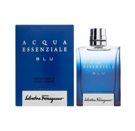 Perfume Salvatore Ferragamo Acqua Essenziale Blu Eau de Toilette Masculino 100ML - Image 1