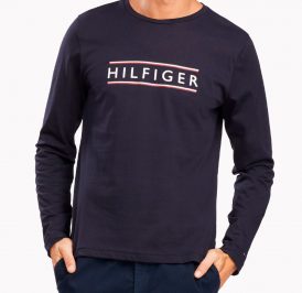 Camiseta Tommy Hilfiger Masculino MW0MW12609-DW5-0 M Desert Sky - Image 1