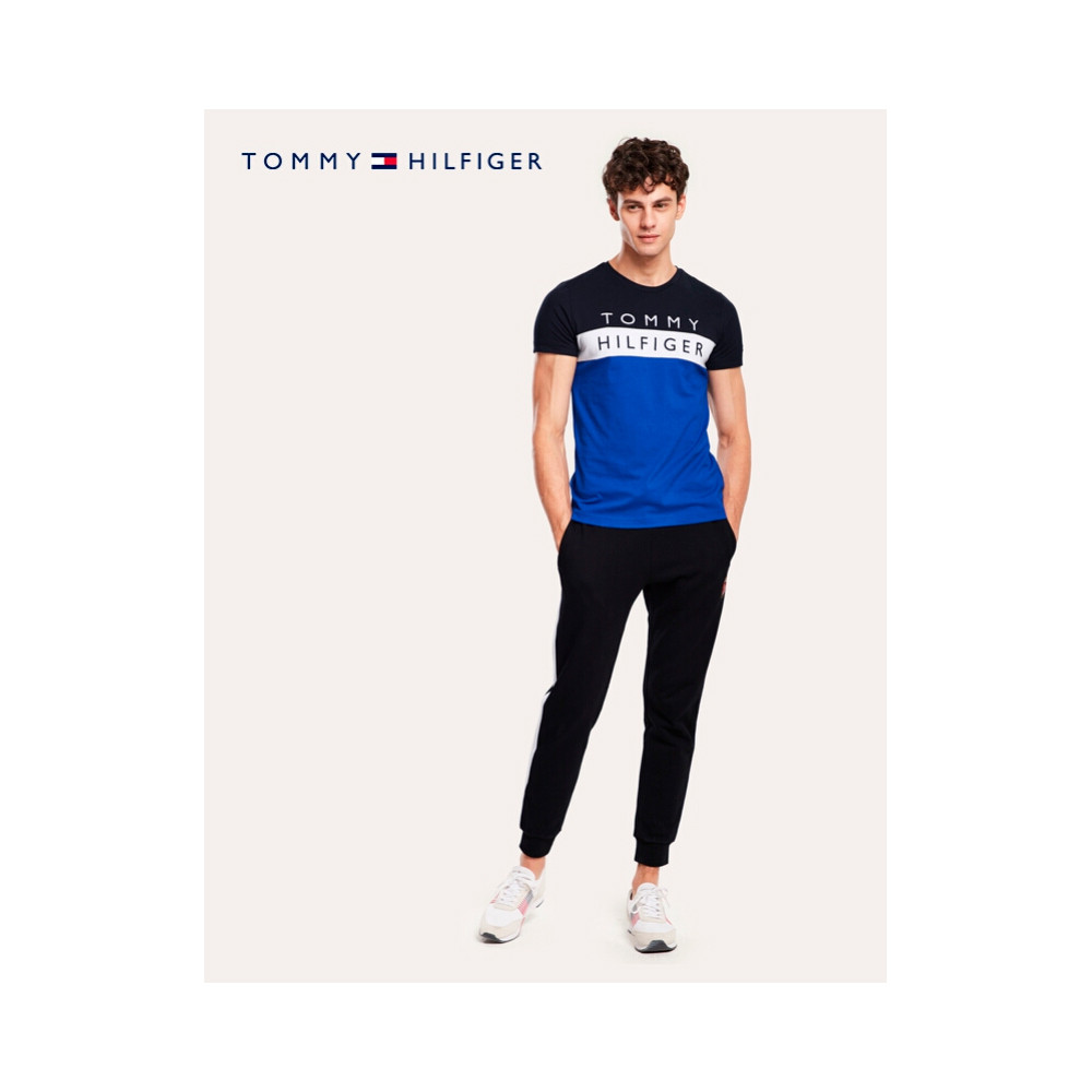 Camiseta Tommy Hilfiger Masculino MW0MW12606-0A4-02 S Cobalt/Multi