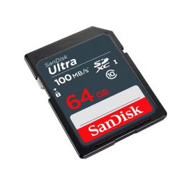 Cartão de Memória SanDisk Ultra SDXC 64GB 100MB/s Classe 10 - SDSDUNR-064G-GN3IN - Image 1