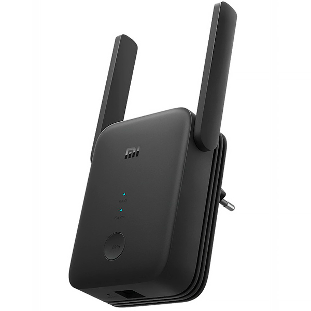 Repetidor de Sinal Wi Fi Xiaomi Mi Wi Fi Range Extender AC1200 Dual Band 300 867 Mbps Bivolt Preto 34619 DVB4309GL RA75