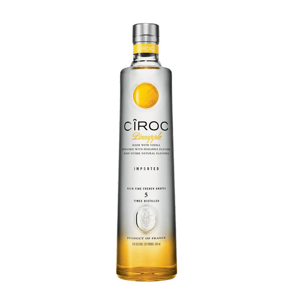 Vodka Ciroc Pineapple 750ML - 088076179080