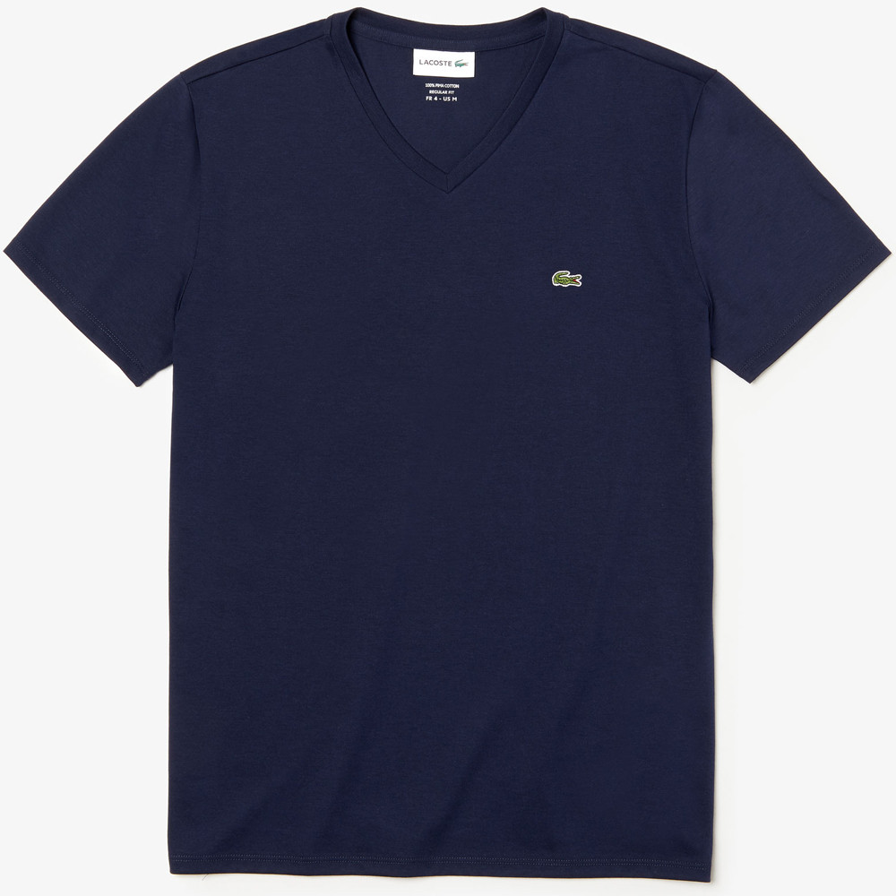 Camiseta Lacoste Brand Azul - Compre Agora