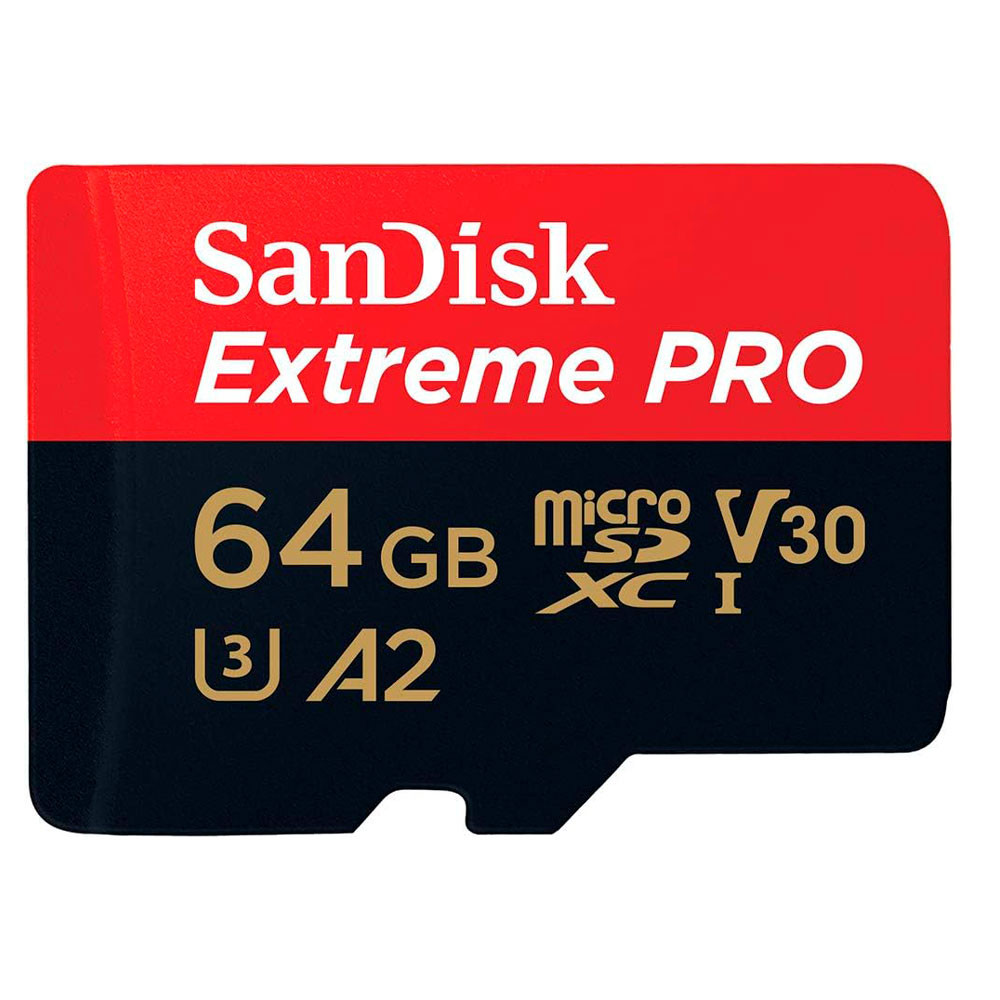 Cartão de Memória SanDisk Micro SDXC Extreme Pro 64GB 200 MB/s- SDSQXCU-064G-GN6MA