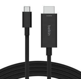 Cabo Adaptador USB-C para HDMI Belkin AVC012BT2MBK 2 metros - Preto - Image 1