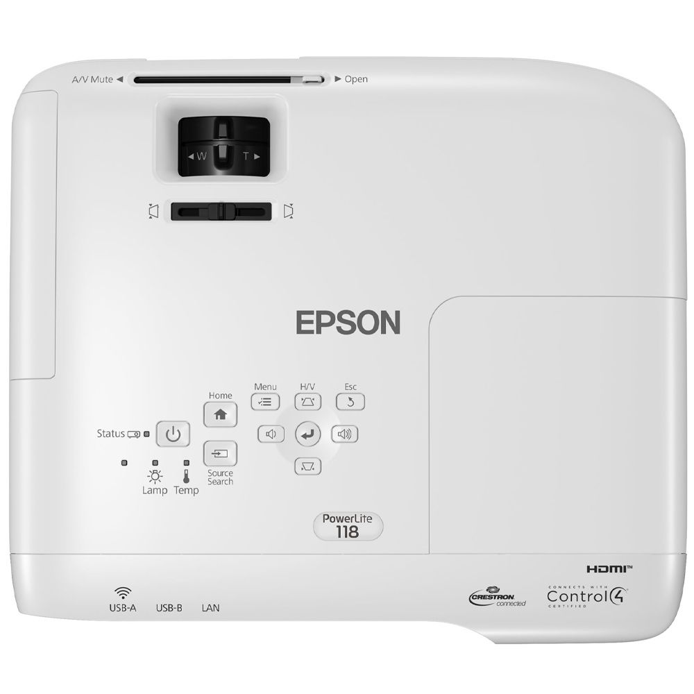 projetor epson powerlite 118 3800 l menssad