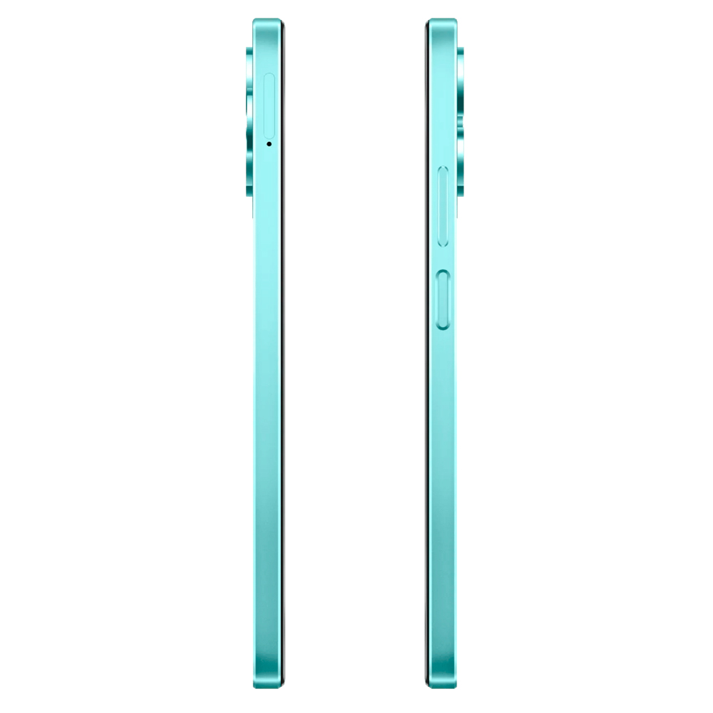 realme c51 mint green 64gb 4gb ram side view