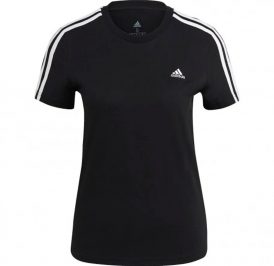 Camiseta adidas Feminino Essentials L Preto/Branco - GL0784 - Image 1