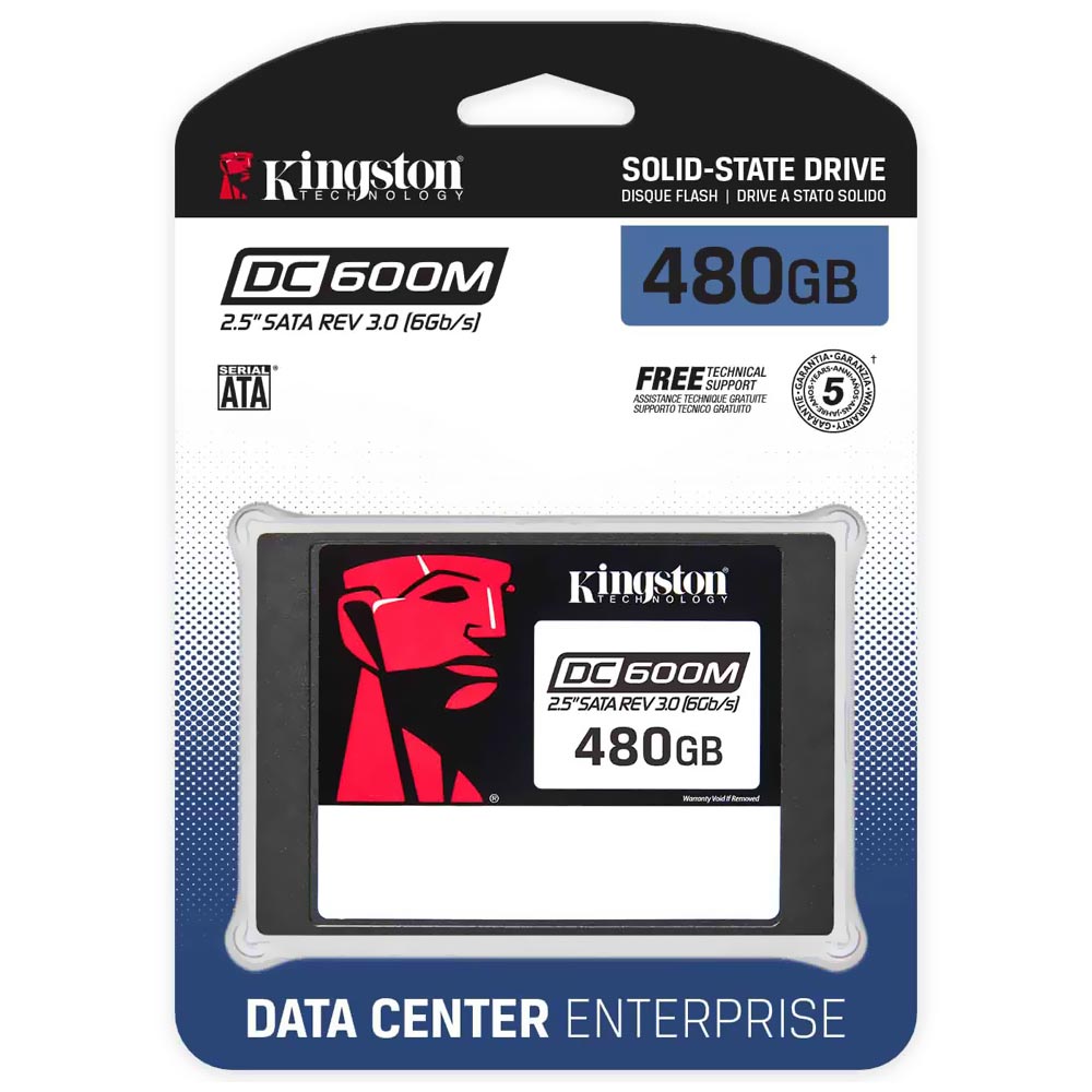 HD SSD 480GB KINGSTON DC 600M SATA 3 3