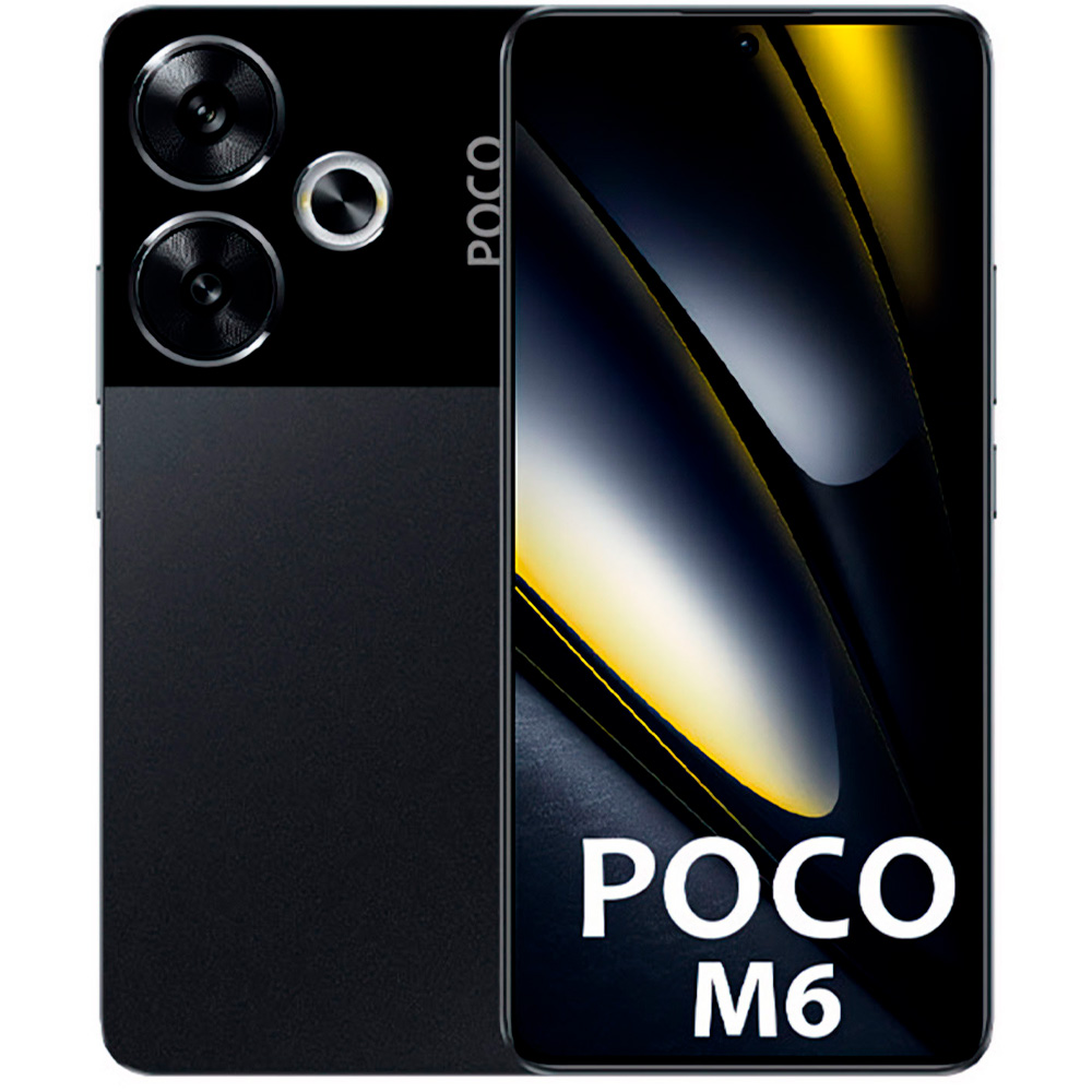 Smartphone Xiaomi POCO M6 Dual SIM 6GB+128GB 6.79″ OS 14 - Preto 55851