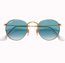 Óculos Ray Ban Unissex RB3447N 001 53 - Ouro Polido - Image 4