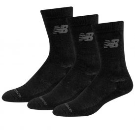 Meias New Balance Unisex Preto 3 Pares - LAS95363BK - Image 1