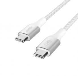 150330399 CAB015 WHT 100W USB CtoUSB C Braided Tilt WEB