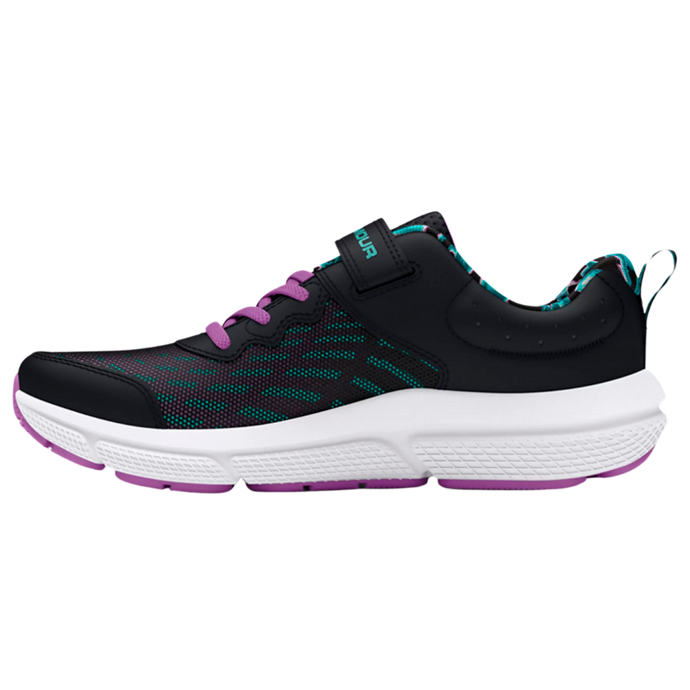 under armour assert 10 ac print black purple radia