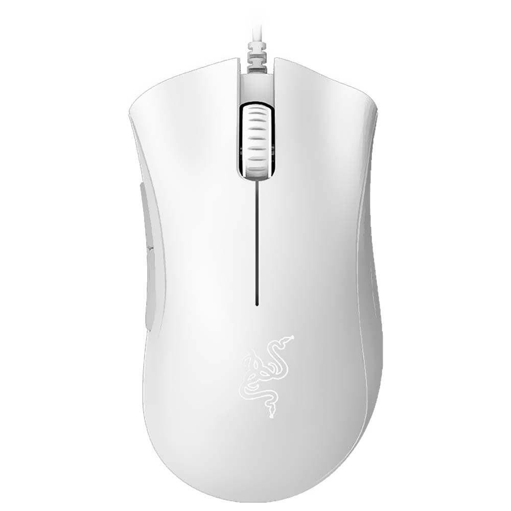 Mouse Gamer Razer Deathadder Essential Ergonomic 6.400DPI USB Branco - RZ01-03850200-R3U1