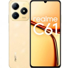 Smartphone realme C61 RMX3930(EUCIS) Dual SIM 6GB+256GB 6.78″ OS 14 - Sparkle Gold - Image 1