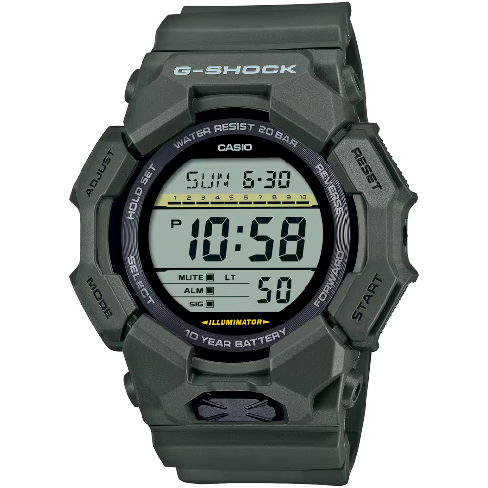 Relógio Masculino Casio GD-010-3DR G-Shock – Verde