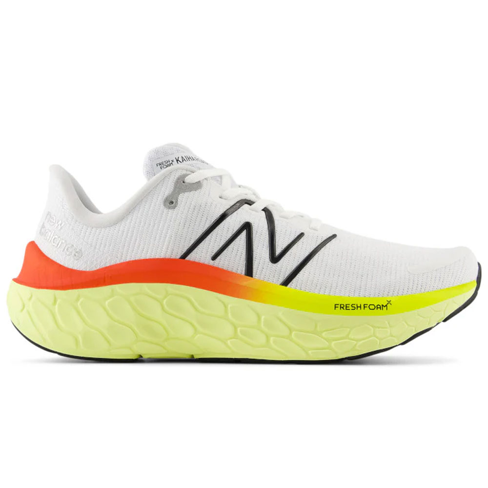 Tênis New Balance Masculino Fresh Foam X Kaiha R 7.5 Branco /Neo Flame – MKAIRRW1