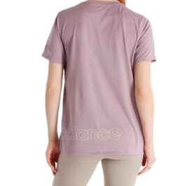 Camiseta New Balance Feminino Poly Tee Sport Essentials XS Roxo – WT43207ICW - Image 2