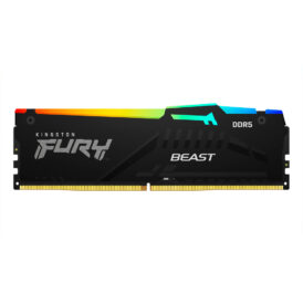 Memória Kingston DDR5 16GB 6000MHz Black RGB Fury Beast – KF560C36BBE2A-16 - Image 1