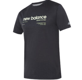 Camiseta New Balance Masculino Athletics Graphic M Preto – MT41255BM - Image 1