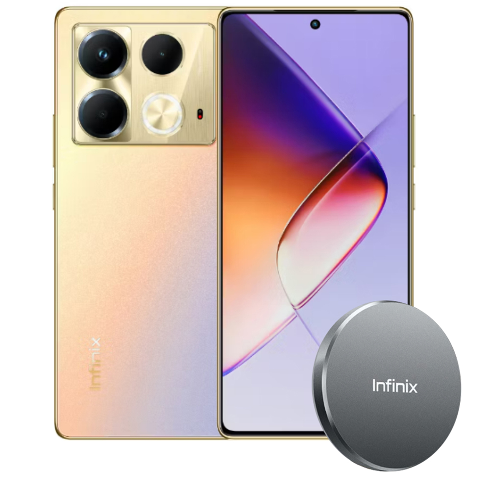 Smartphone Infinix Note 40 X6853 Dual SIM 8GB+256GB 6.7″ OS 14 – Titan Gold + Magcharge 45W