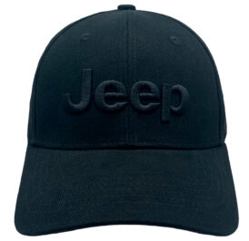 Boné Jeep Branded Cap Unisex Preto – AUIC22001BLACK - Image 1