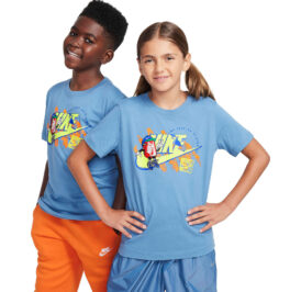 Camiseta Nike Infantil Unissex Sportwear Tee Boxy 1 S Azul Claro - FZ5166429 - Image 1