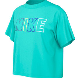 Camiseta Nike Infantil Feminino Sportwear Essential S Verde - FZ5561300 - Image 1