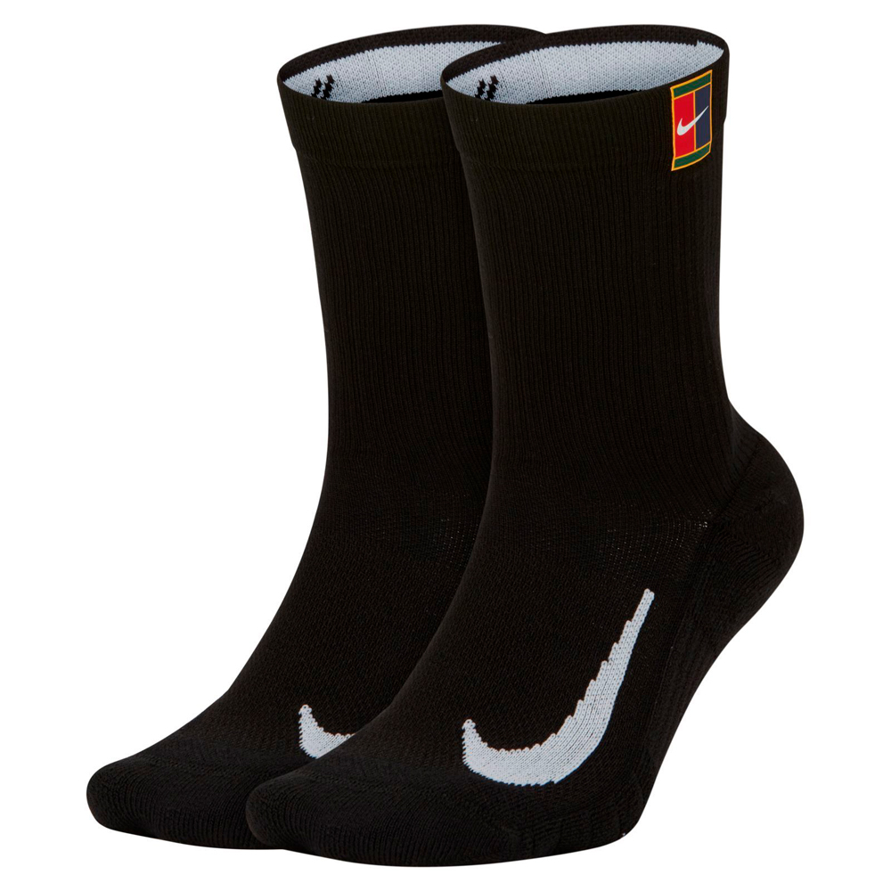 Meias Nike Masculino Multiplier Tenis Crew  L Preto 2 Pack  - SK0118010