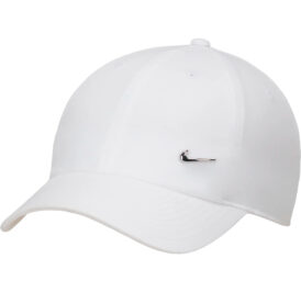 Boné Nike Feminino Club Metal Swoosh Cap M/L Branco - HF6855100 - Image 1