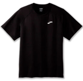 Camiseta Brooks Masculino Atmosphere Short Sleeve 2.0 L Preto – 211455001 - Image 1