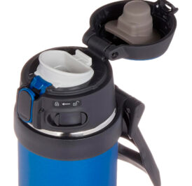 Garrafa Térmica Zojirushi SM-QHE60AK com Alça Flip-And-Go 600ML - Azul Cobalto - Image 3