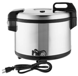 Panela Elétrica de Arroz Zojirushi NYC-36ST Comercial 20 Xícaras 3.6L 110V - Prata - Image 3