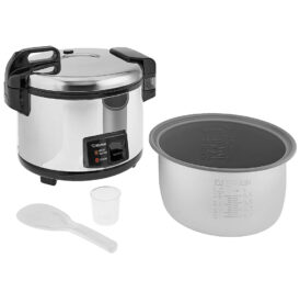 Panela Elétrica de Arroz Zojirushi NYC-36ST Comercial 20 Xícaras 3.6L 110V - Prata - Image 2