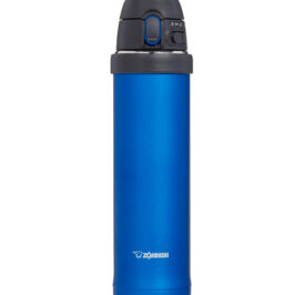 Garrafa Térmica Zojirushi SM-QHE60AK com Alça Flip-And-Go 600ML - Azul Cobalto - Image 1