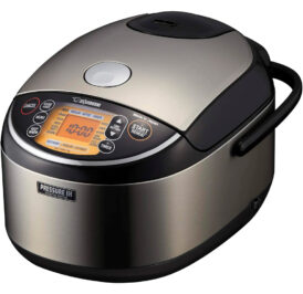 Panela Elétrica de Arroz Zojirushi NP-NWC18XB Aquecimento por Indução 10 Xícaras 1.8L 110V - Preto - Image 1