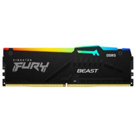 Memória RAM Kingston DDR5 16 GB 5600MHz Black RGB Fury Beast – KF556C36BBEA-16 - Image 1