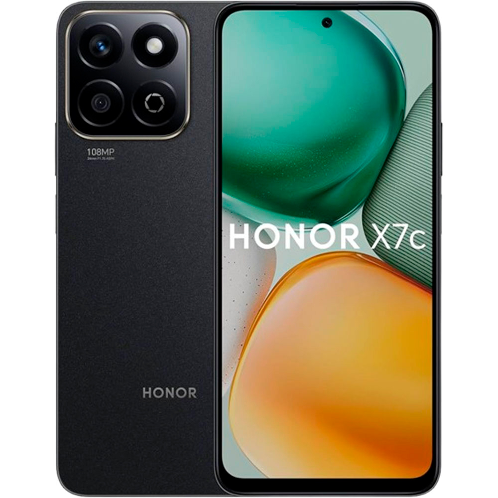 Smartphone HONOR X7C Dual SIM 8GB+256GB 6.77″ - Preto 5109BKDE