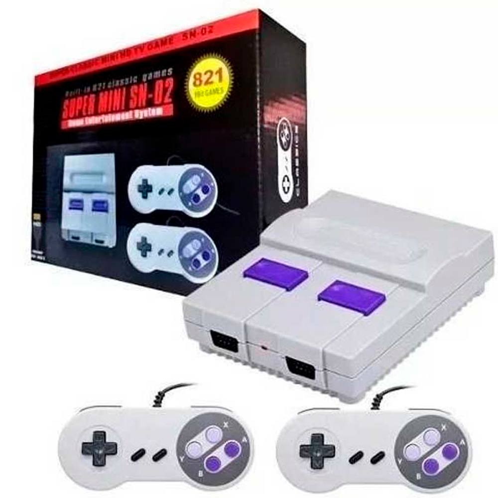 CONSOLE NINTENDO SUPER MINI SN 02 821 JOGOS2