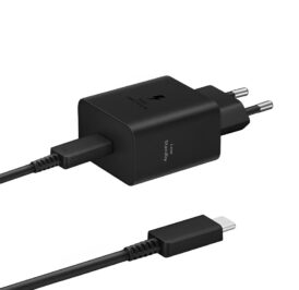 Carregador de Parede Samsung EP-T4511XBEGWW USB-C 45W + Cabo USB-C 1.8M Preto - Image 1