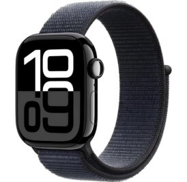 Apple Watch S10 42MM MWWG3LW/A GPS Aluminium Sport Loop - Jet Black Ink - Image 2