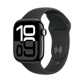 Apple Watch S10 42MM MWWE3LW/A S-M GPS Aluminium Sport Band - Jet Black Black - Image 2